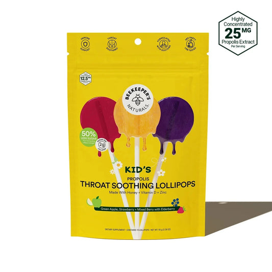 Kid's Throat Soothing Lollipops
